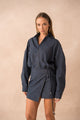 Robe Cléo - Noir Marine