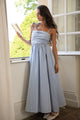 Robe Rosalie - Bleu Carreaux