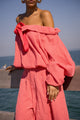 Blouse Ardisia - Fuschia Carreaux