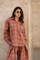 Chemise Kaïna - Terracotta carreaux