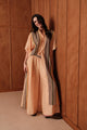 Ensemble Blandine - Orange rayé