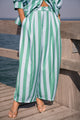 Pantalon Marc - Turquoise Rayé