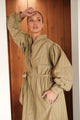 Robe Amina - Kaki rayé PRECOMMANDE LE 01/06