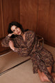 Robe Elvire - Marron imprimé