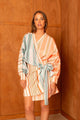 Robe Elvire - Orange rayé