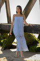 Robe Jade - Bleu Carreaux