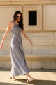 Robe Linely - Gris rayé