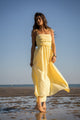 Robe Rosalie - Jaune Carreaux